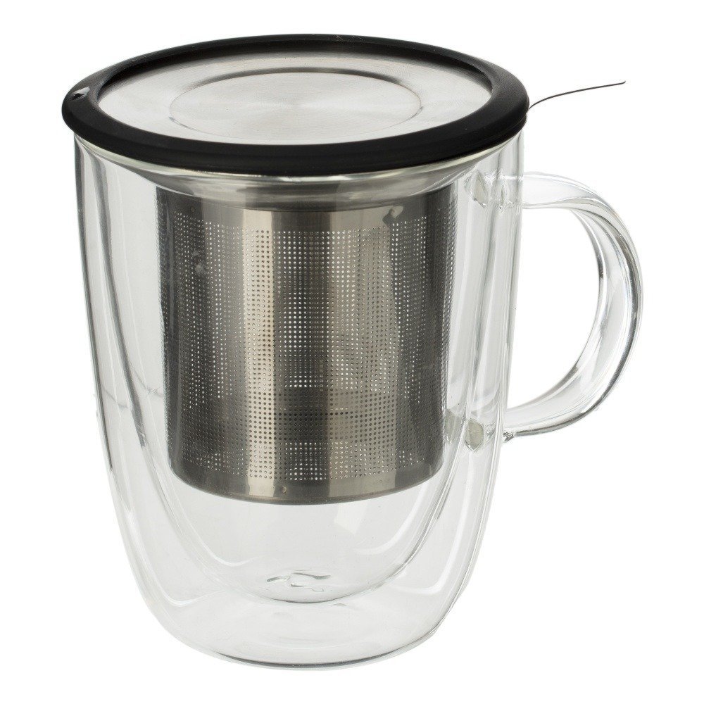 Secret de Gourmet Kubek z zaparzaczem do herbaty szklany 300 ml