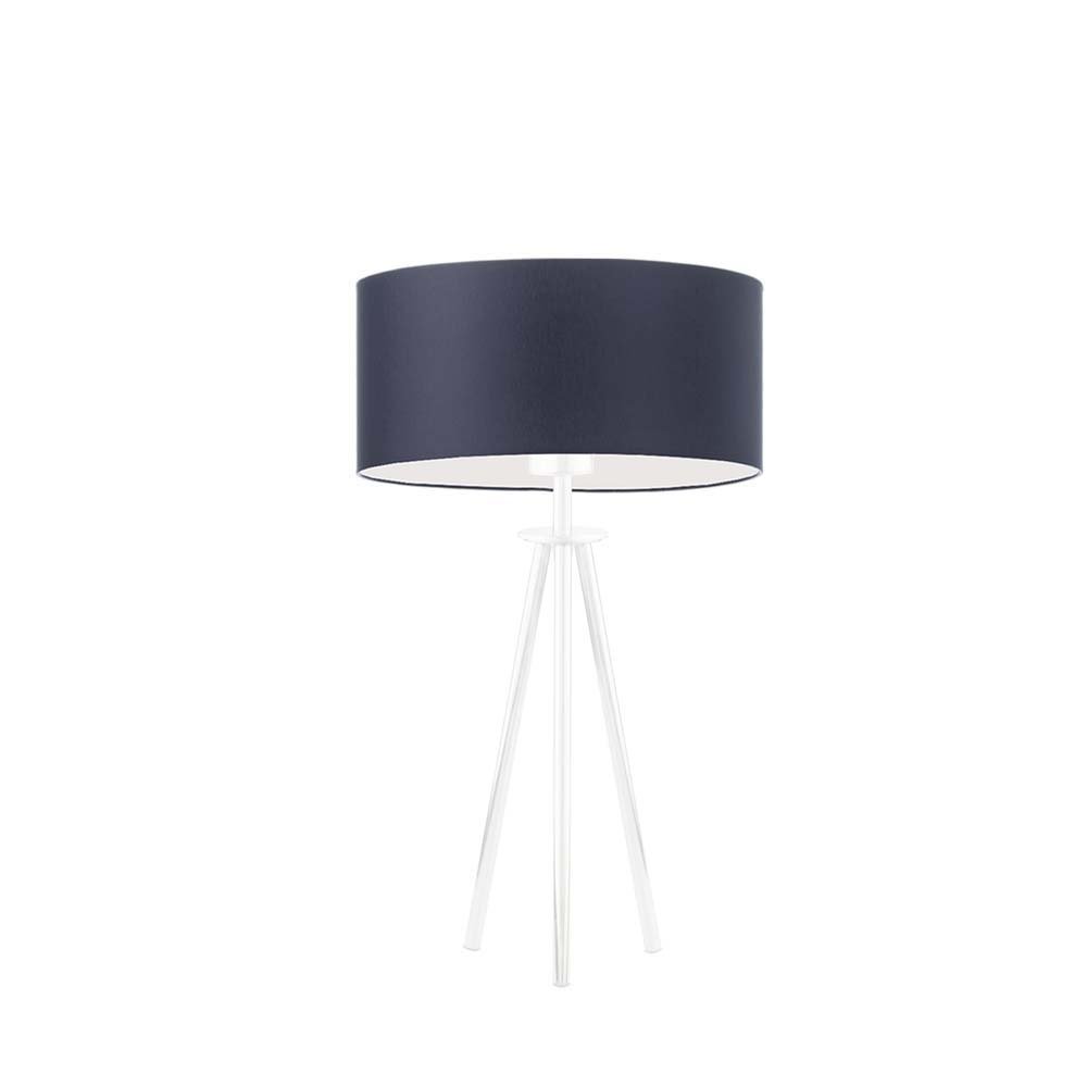 Lampka nocna LYSNE Alta, granatowa, biała, E27, 50x30 cm