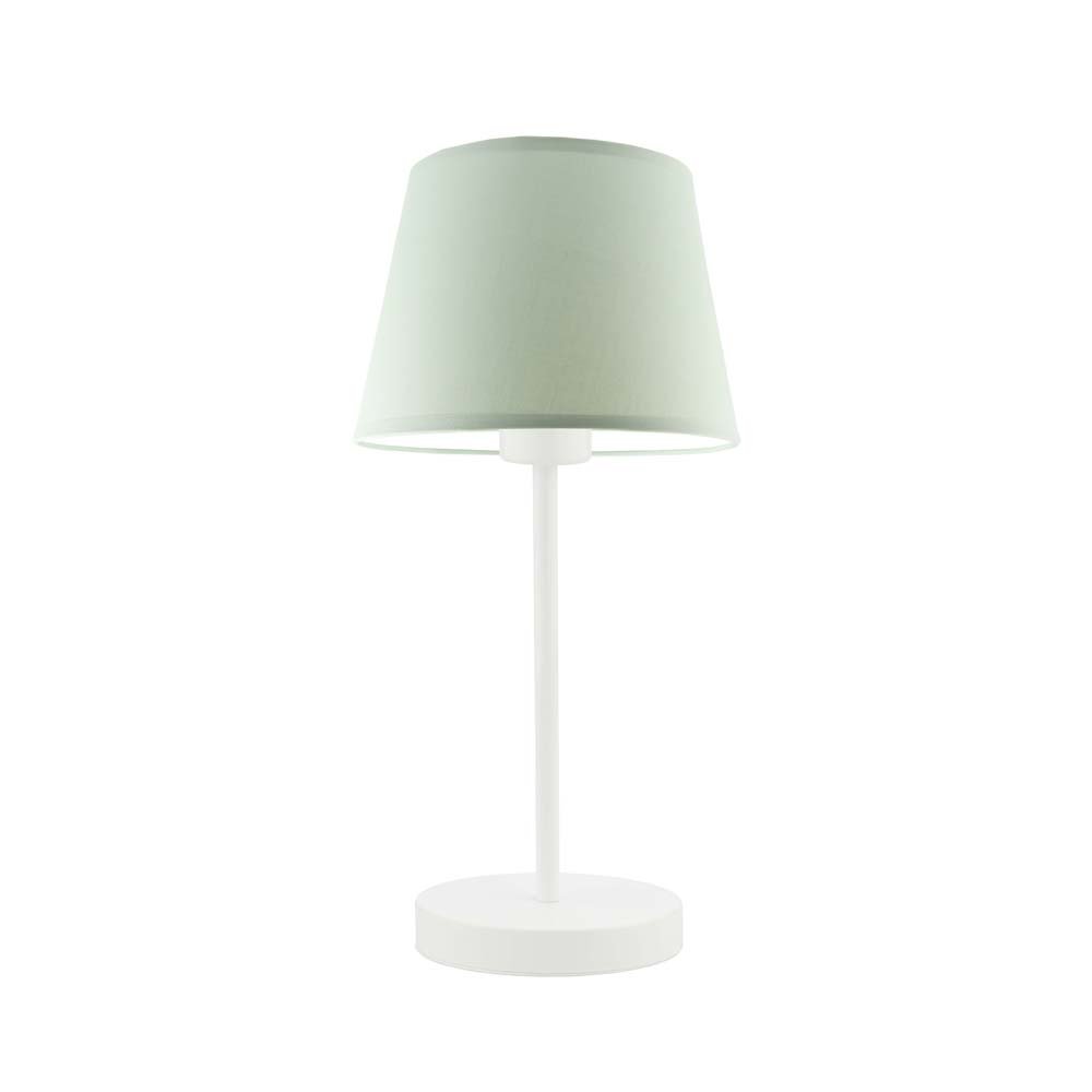 Lampka nocna LYSNE Siena, 60 W, E27, miętowa/biała, 41,5x19,5 cm