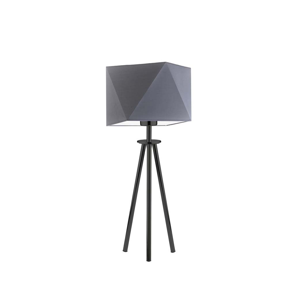 Lampka nocna LYSNE Soveto, 60 W, E27, stalowa/czarna, 50x23 cm