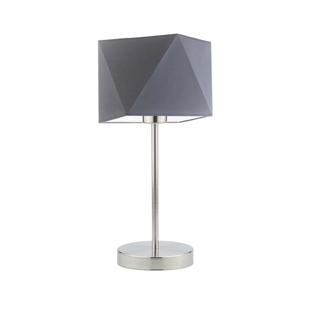 Lampka nocna LYSNE Wuhu, 60 W, E27, stalowa/stalowa, 43x23 cm