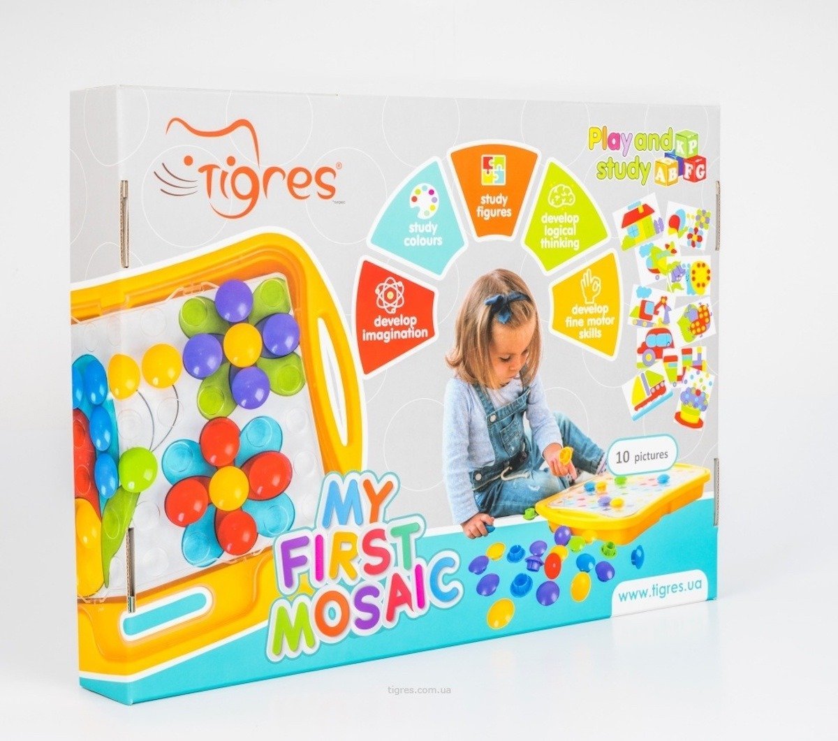 Tigres Mozaika edukacyjna 54 el. TI-0001CB