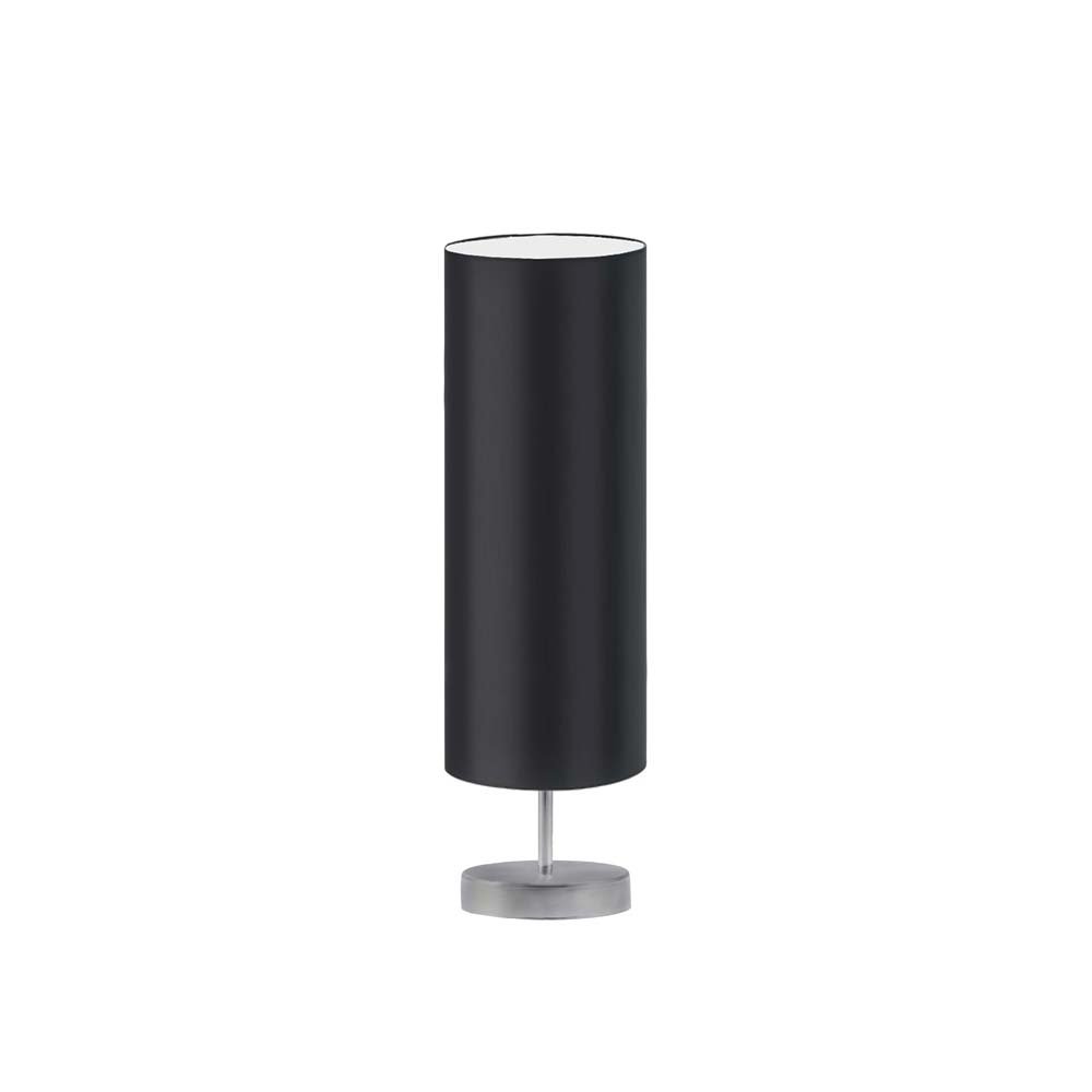 Lampka nocna LYSNE Sydney, 60 W, E27, czarna/srebrna, 50x15 cm