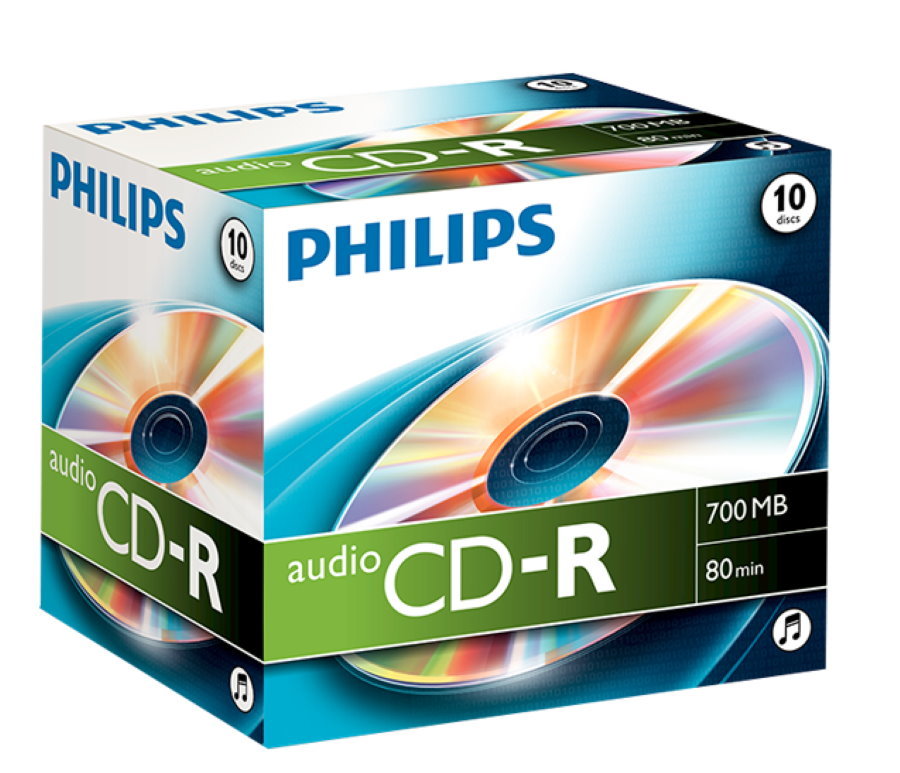 Philips CDR 80 min 700 MB Audio 10 Pack CD do nagrywania CR7A0NJ10/00