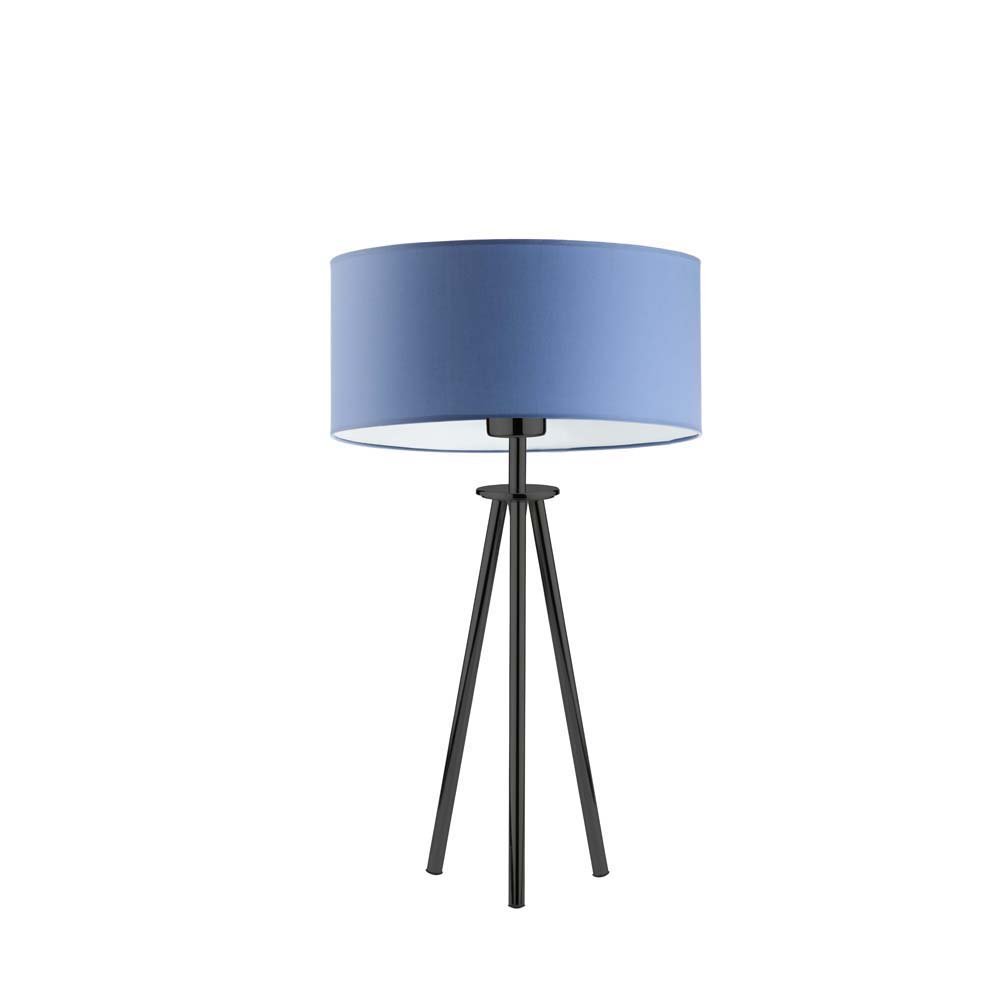 Lampka nocna LYSNE Alta, niebieska, czarna, E27, 50x30 cm