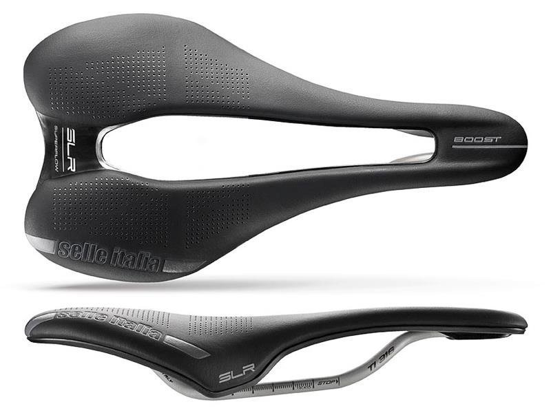 Selle italia Italia SLR Boost Superflow TI Siodełko, black S3 13cm 2020 Siodełka szosowe