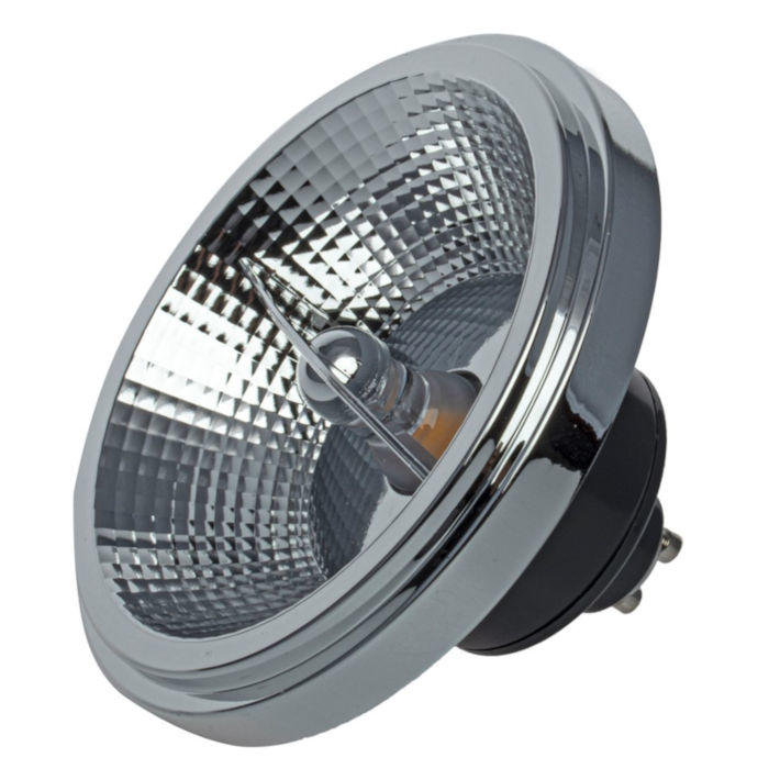 Elight Żarówka LED AR111 GU10/12W/230V 4000K srebrna/czarna z odbłyśnikiem EKZA3407