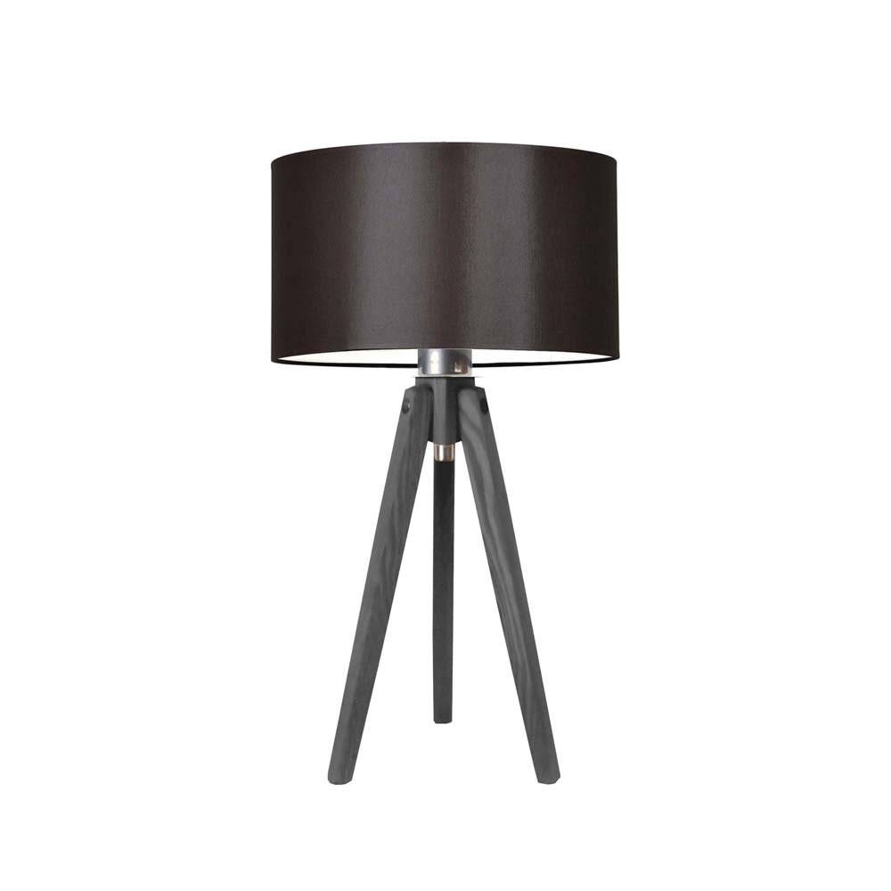Lampka nocna LYSNE Saba, brązowy, 60 W