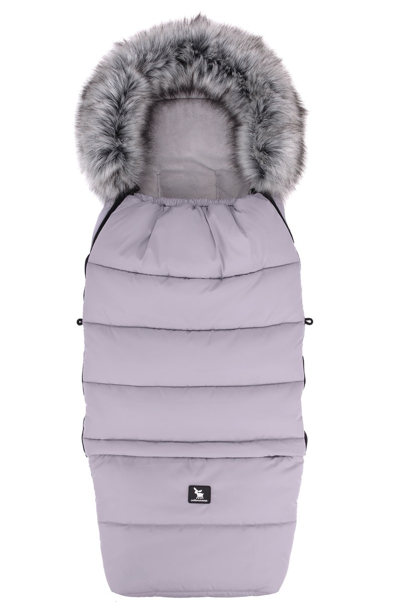 CottonMoose Śpiworek Combi grey