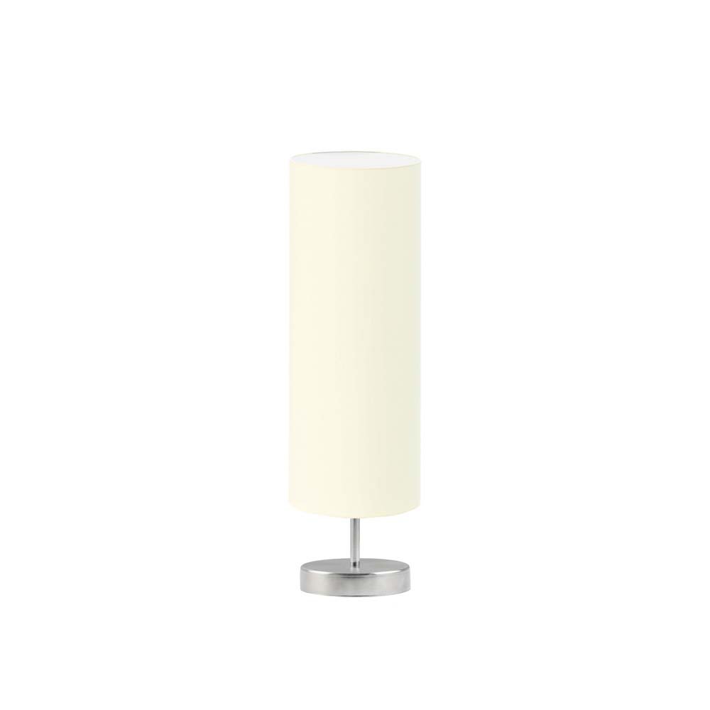 Lampka nocna LYSNE Sydney, 60 W, E27, ecru/stalowa, 50x15 cm