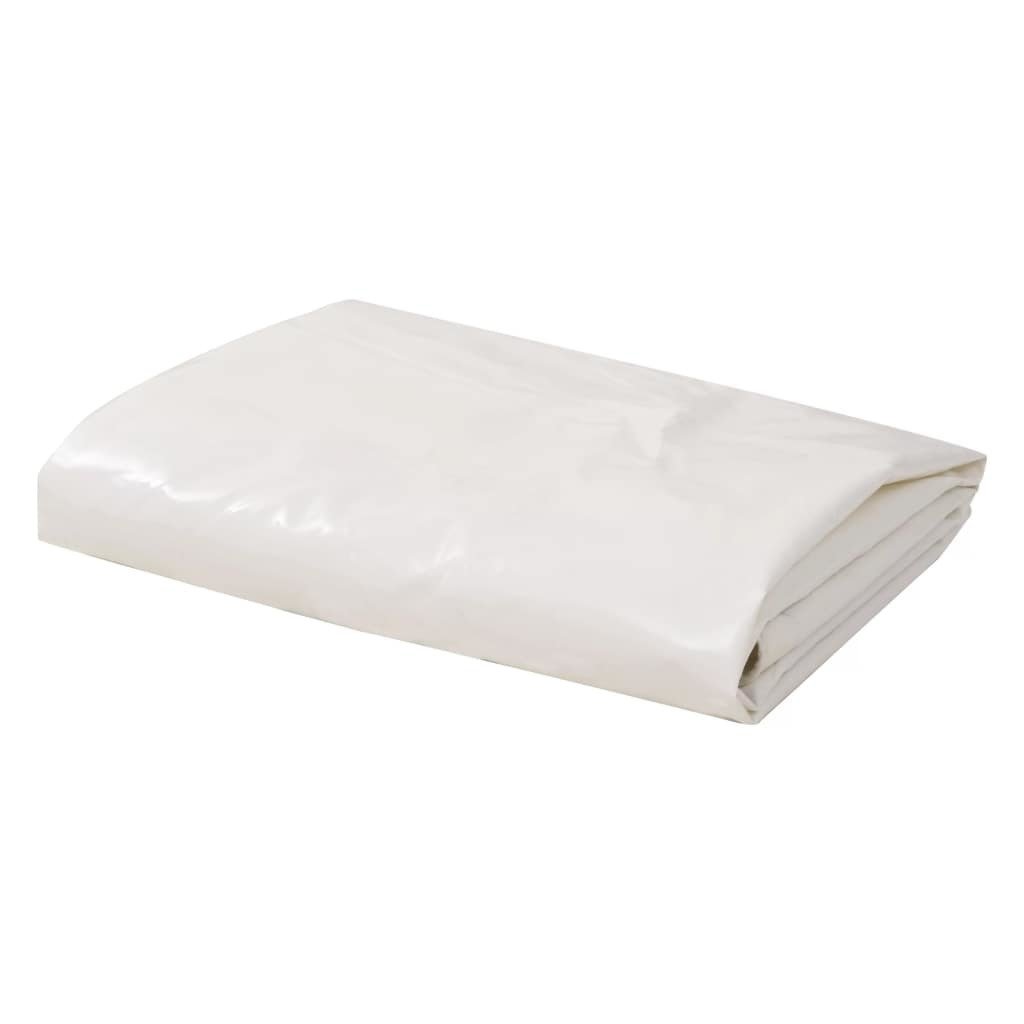 vidaXL Plandeka 650 g/m, 3 x 5 m, biała
