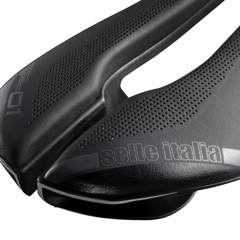 Selle ITALIA Siodło ITALIA SP-01 BOOST KIT CARBONIO SUPERFLOW S (id match - S3) carbon/keramic 7x9, fibra-tek, 163g czarne (NEW) A-SIT-067A801ICA001