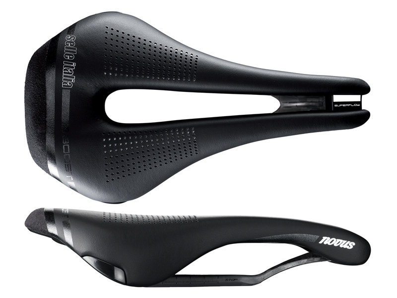 Selle Italia Italia Siodło ITALIA NOVUS BOOST KIT CARBONIO SUPERFLOW S id match S3 carbon/keramic 7x9 fibra-tek czarne NEW 305228-uniw