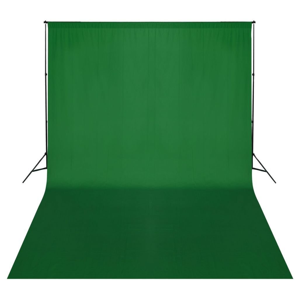 System zawieszenia tła z zielonym tłem 500 x 300 cm