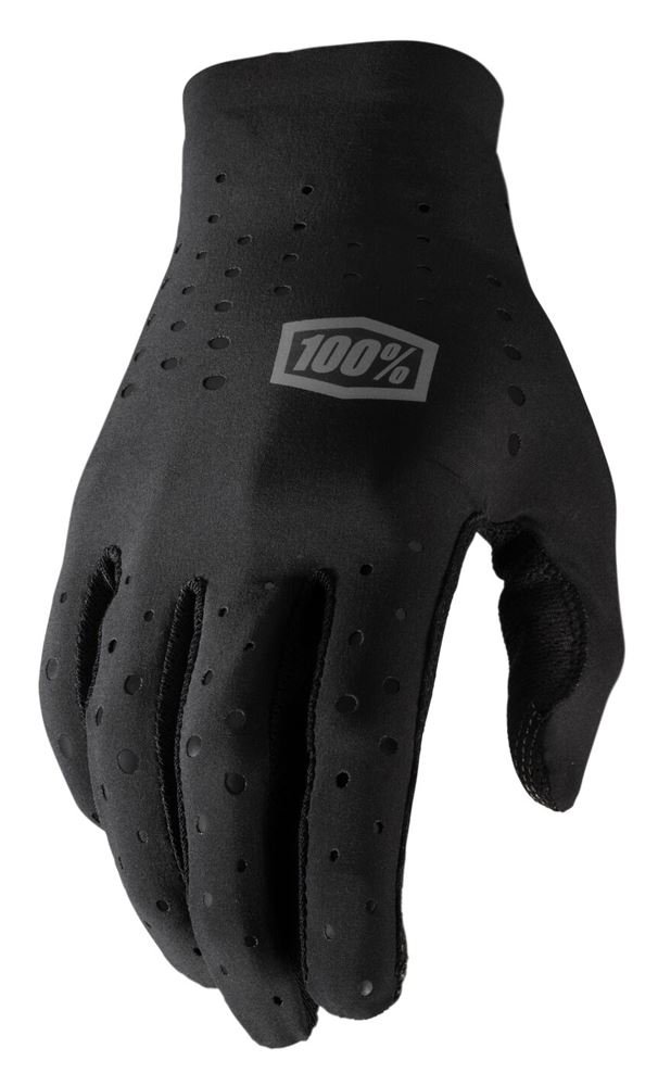 100%, Rękawiczki kolarskie, Sling Glove Black, czarny, rozmiar L