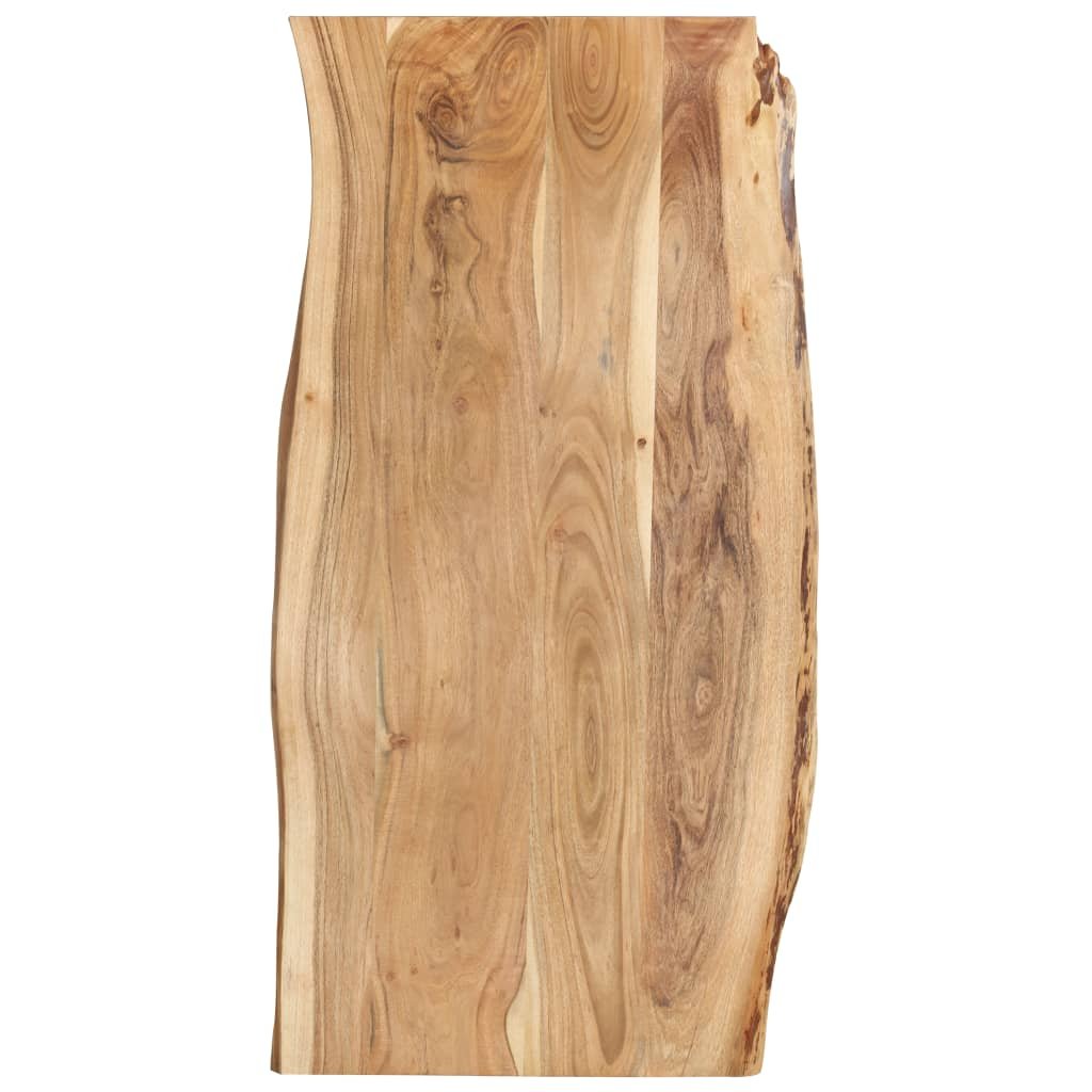 vidaXL Blat kuchenny, lite drewno akacjowe, 120 x 60 x 2,5 cm vidaXL