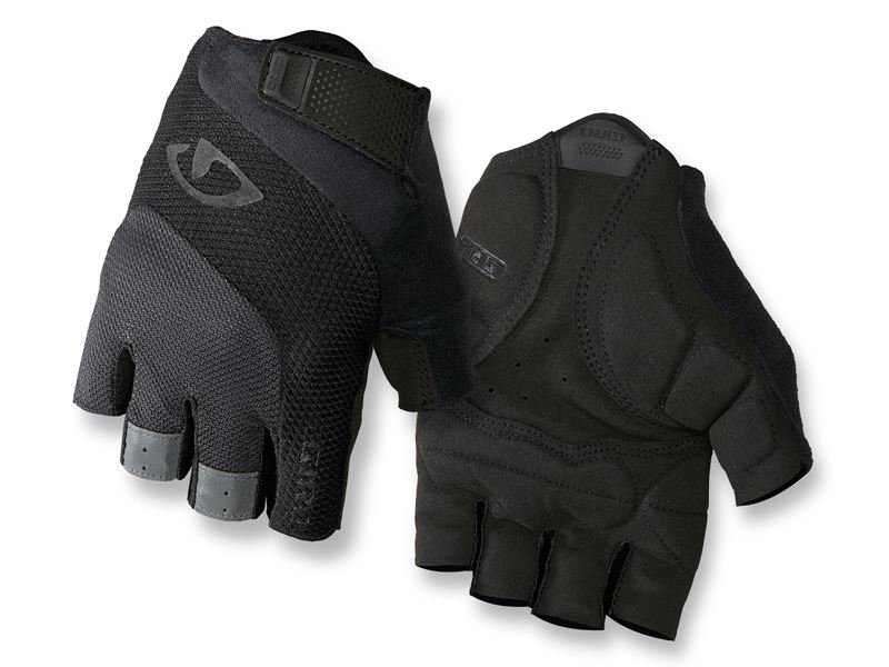 Giro, Rękawiczki kolarskie męskie, Bravo Gel black, czarny, rozmiar S