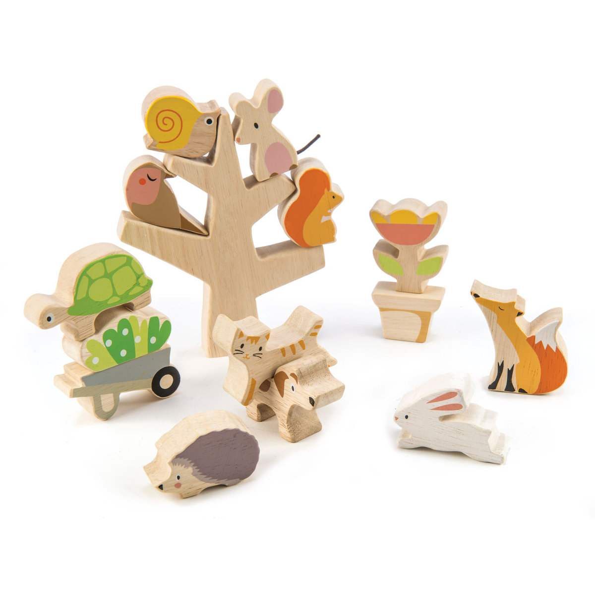 Tender Leaf Toys tender leaf toys - Drewniana Gra Zręcznościowa  -  Przyjaciele Ogrodu, Tender Leaf Toys
