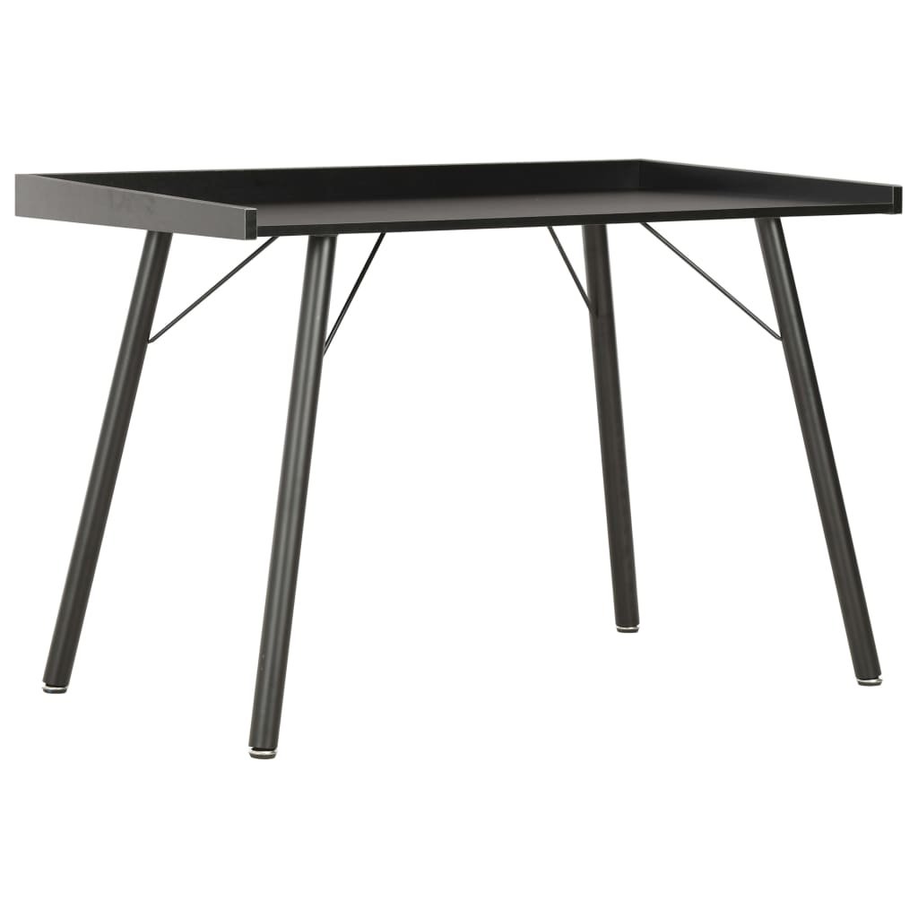 vidaXL vidaXL Biurko, czarne, 90 x 50 x 79 cm