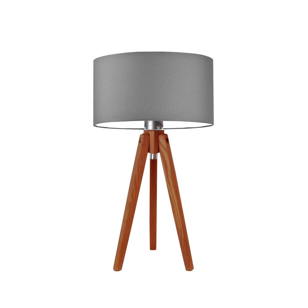 Lampka nocna LYSNE Saba, szary, 60 W
