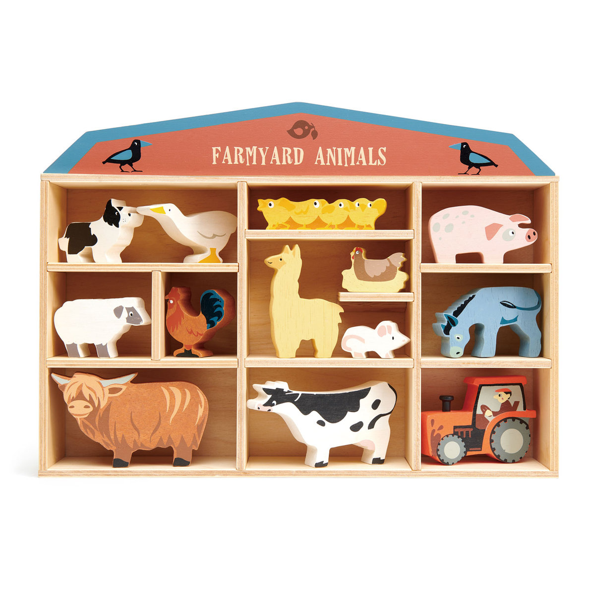 Tender Leaf Toys tender leaf toys - Drewniane Figurki do Zabawy  -  Zwierzęta na Farmie, Tender Leaf Toys