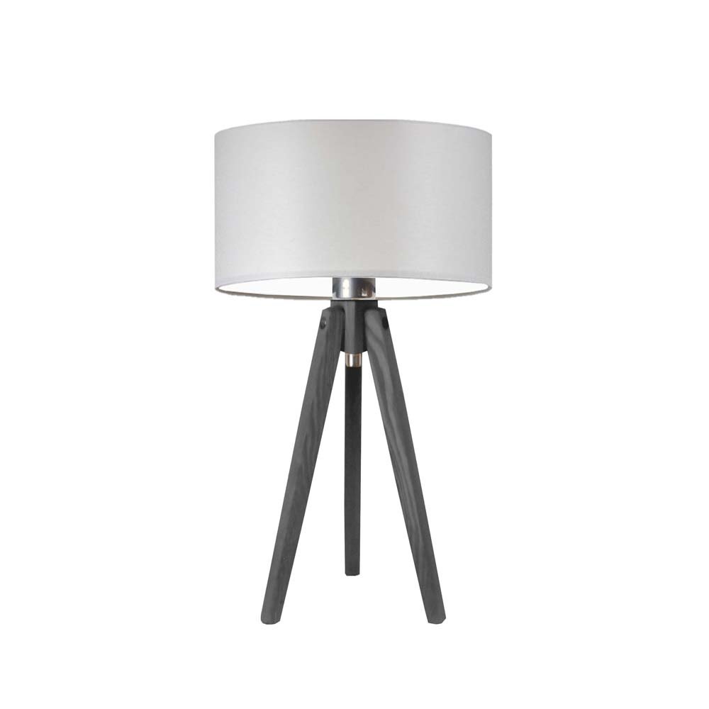 Lampka nocna LYSNE Saba, jasnoszary, 60 W