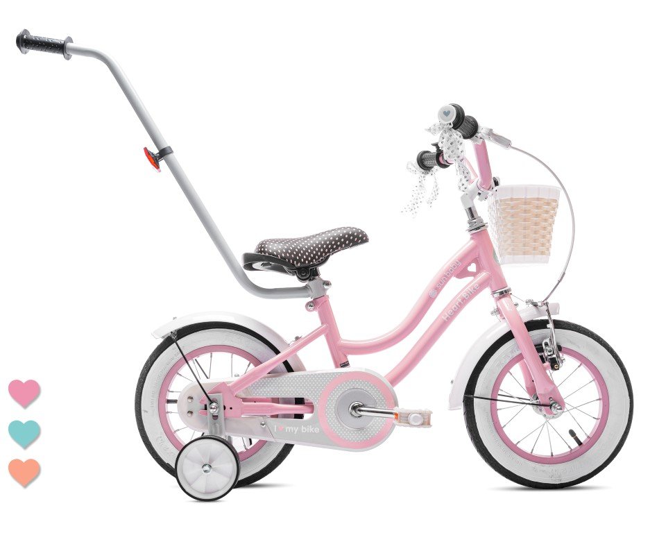 Sun Baby Heart Bike 12 cali dla dziewczynki Różowy 2023