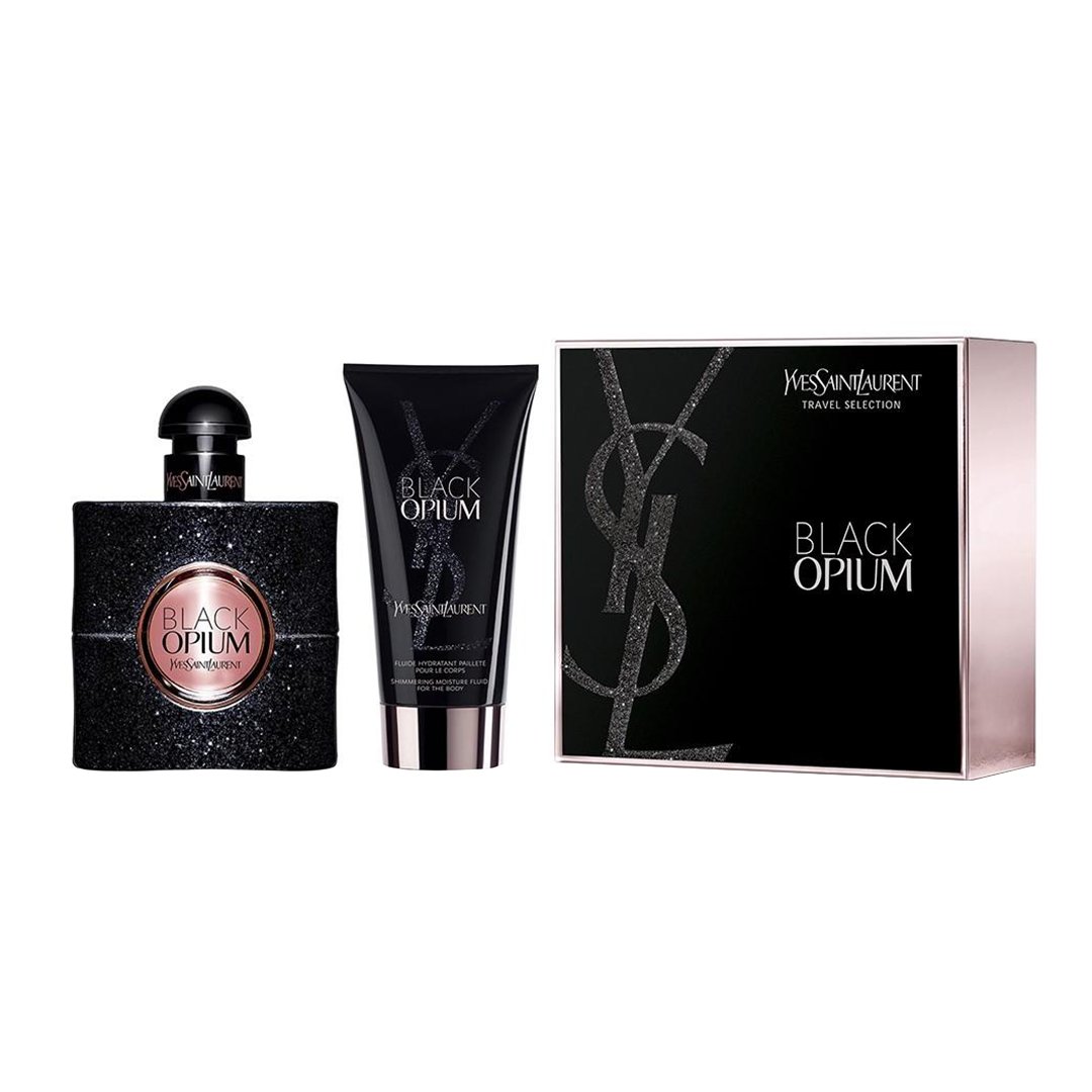 Yves Saint Laurent Black Opium zestaw Edp 50 ml + Nawilżający balsam do ciała 50 ml dla kobiet