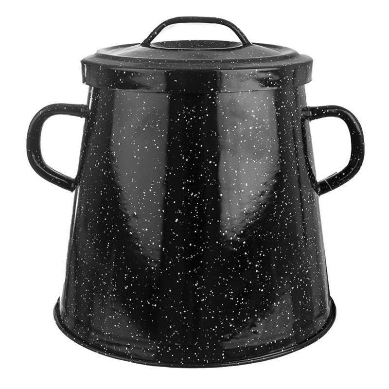 Pojemnik emaliowany na warzywa, cebulę, czosnek 5L 113132