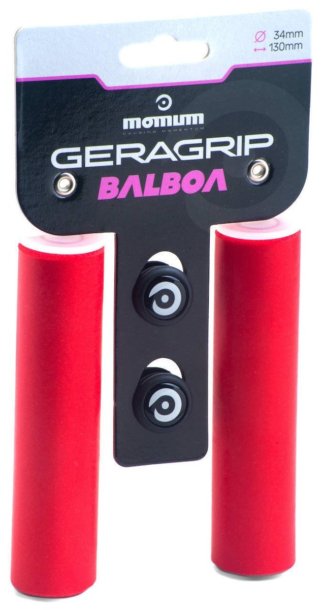 Chwyty Geragrip Balboa 34 mm - Czerwony