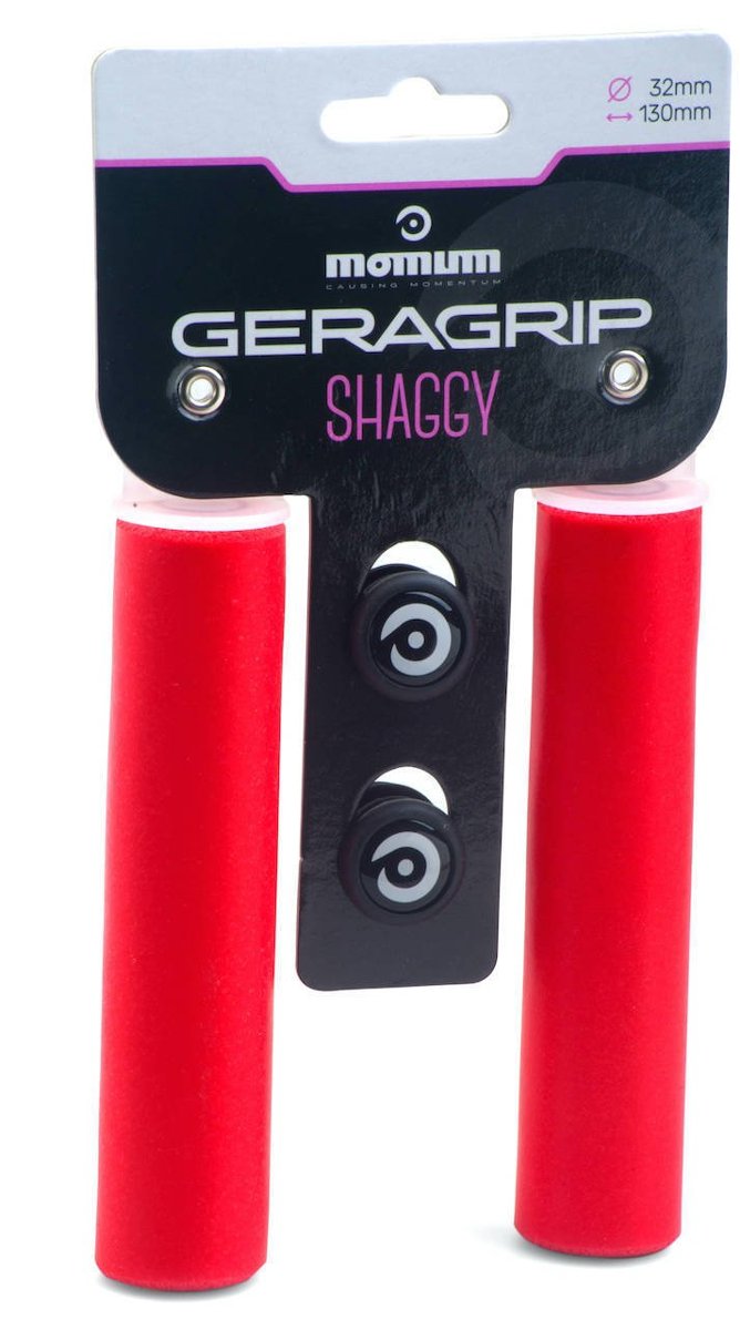 Chwyty Geragrip Shaggy 32 mm - Czerwony