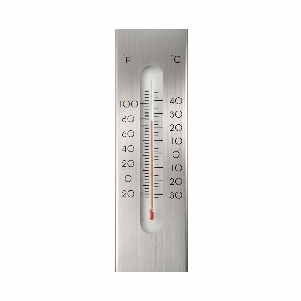 shumee Nature Zewnętrzny termometr ścienny aluminiowy 7 x 1 x 23 cm