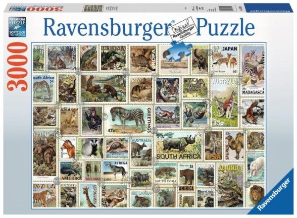 Ravensburger Animal Stamps 3000 PC Puzzle (Other)