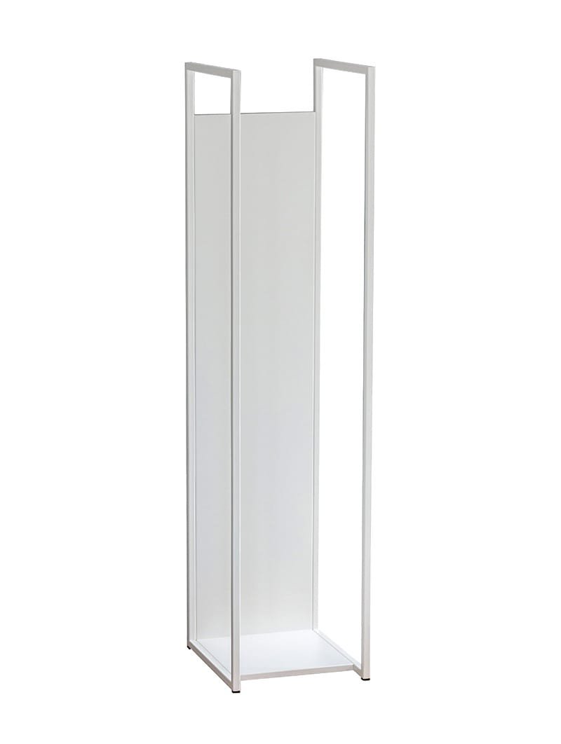 Stojak na drewno MYKONOS 120 cm, BIAŁY