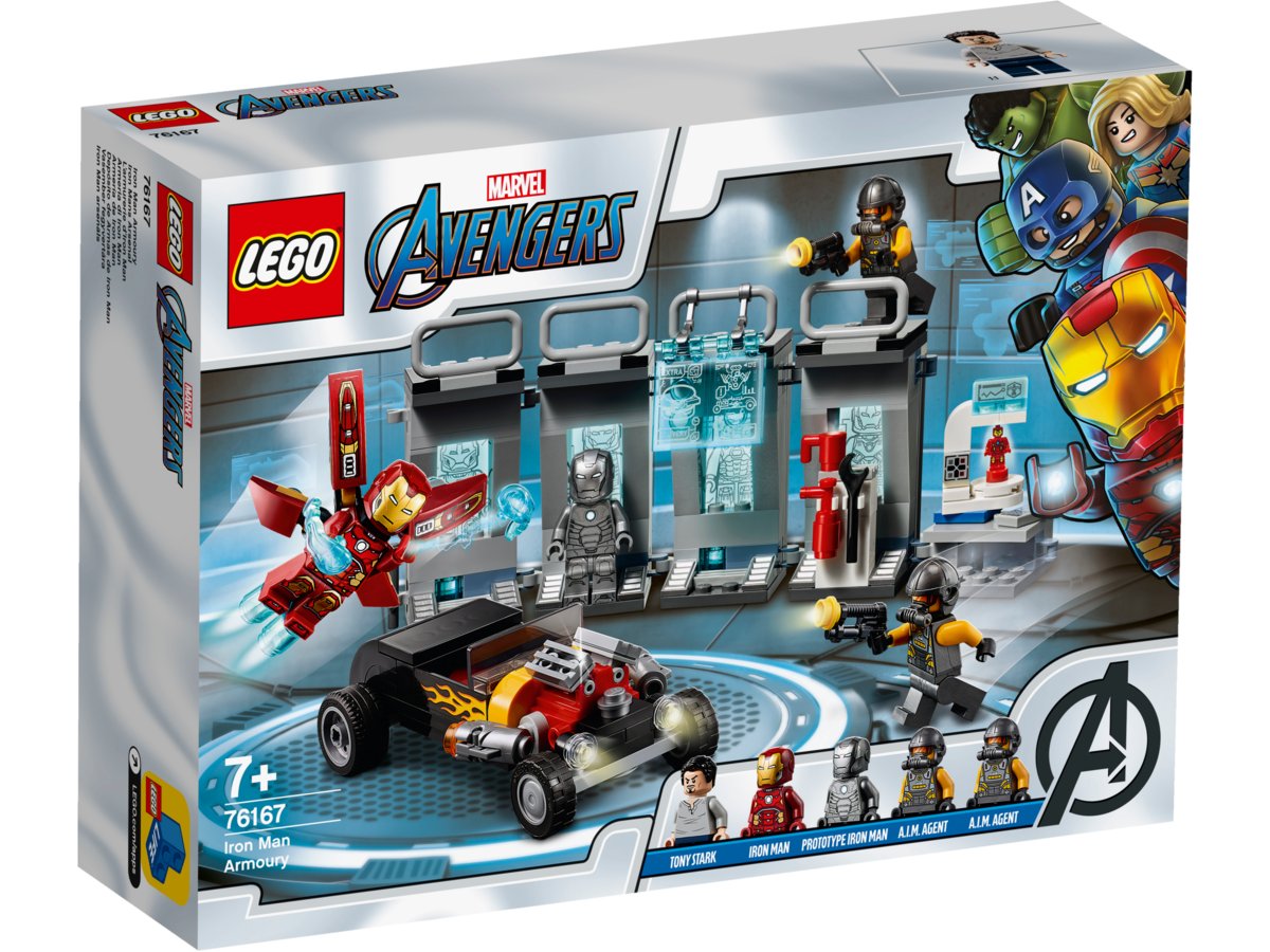 LEGO Avengers Zbrojownia Iron Mana 76167