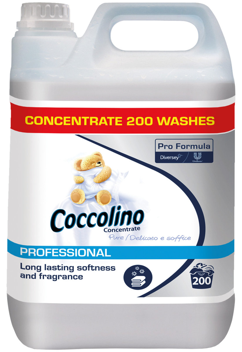 BioLife Diversey Płyn do płukania tkanin koncentrat 5L Coccolino Concentrate Pure Diversey 7519601 7519601