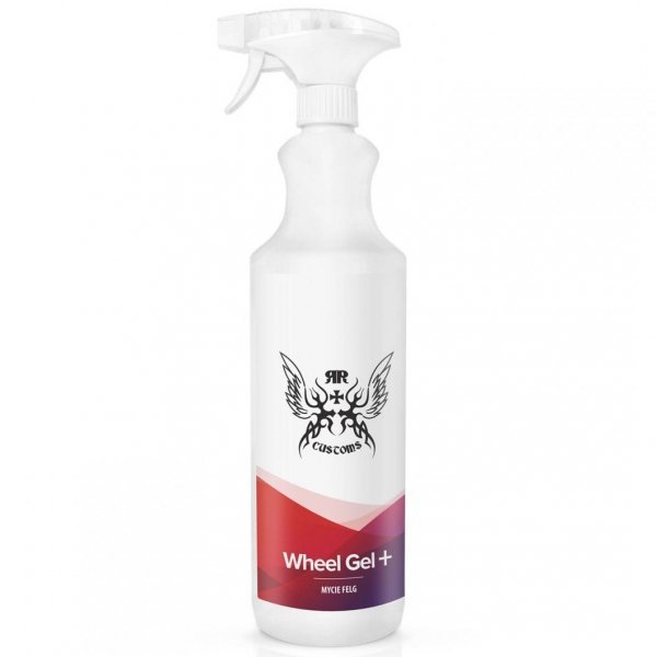 RR Customs WHEEL GEL PLUS 1L + TRIGGER: Preparat do mycia felg "krwawa felga"
