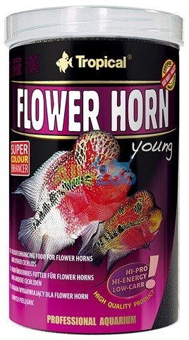 Tropical FLOWER HORN YOUNG PELLET 1000m/380g