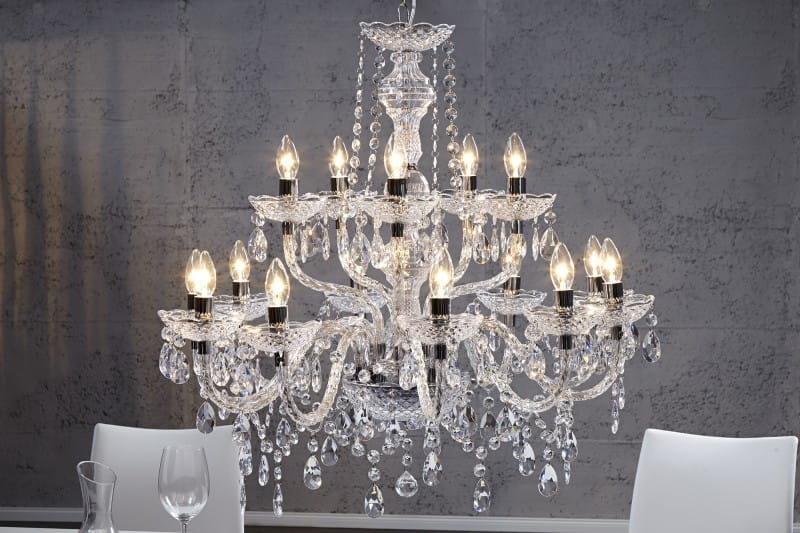 Invicta Interior Lampa wisząca Wioletta 15 transparentna (i-1281)