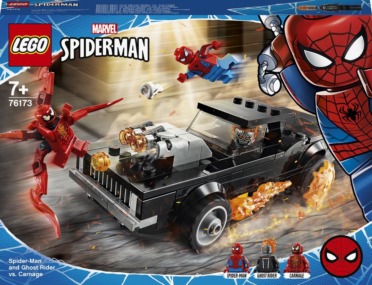 LEGO MARVEL SUPER HEROES SPIDER-MAN I UPIORNY JEŹDZIEC KONTRA CARNAGE 76173