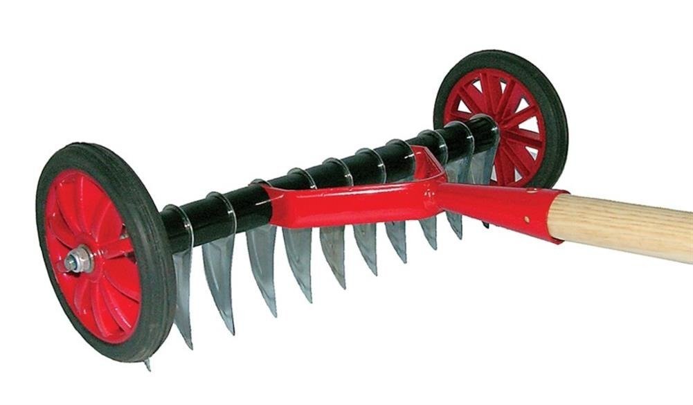 Aerator Ręczny Wertykulator Na Kółkach Do Trawy