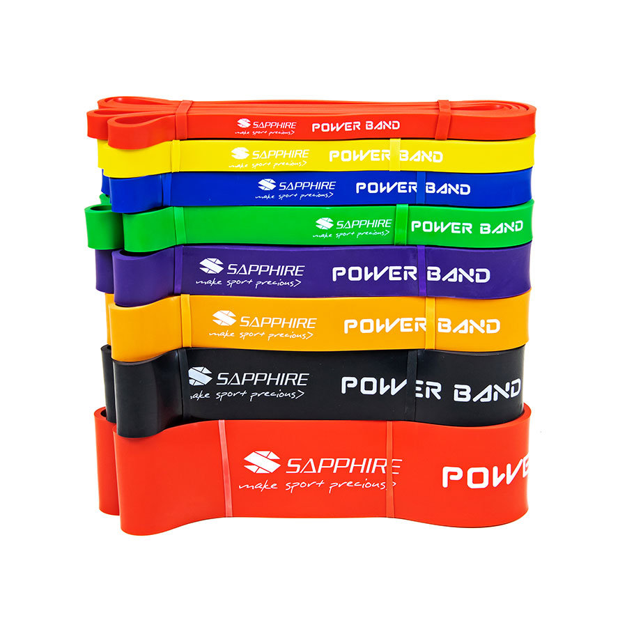 Sapphire Zestaw gum Power Band 8 sztuk SAPPHIRE_POWER_BAND_SET