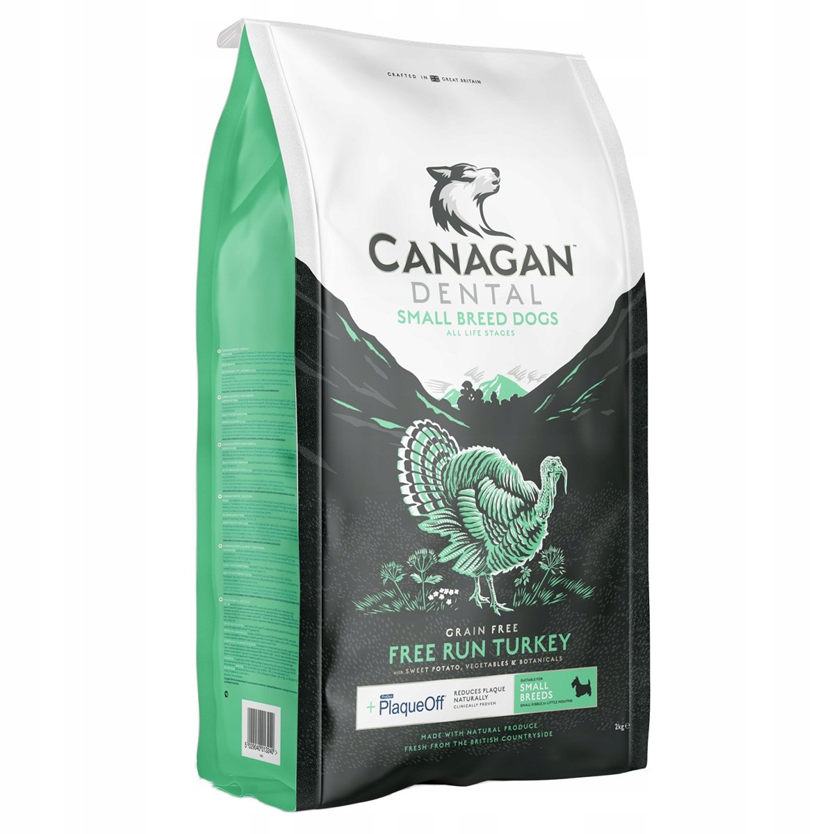 Canagan Dental Free run Small Turkey 2 kg