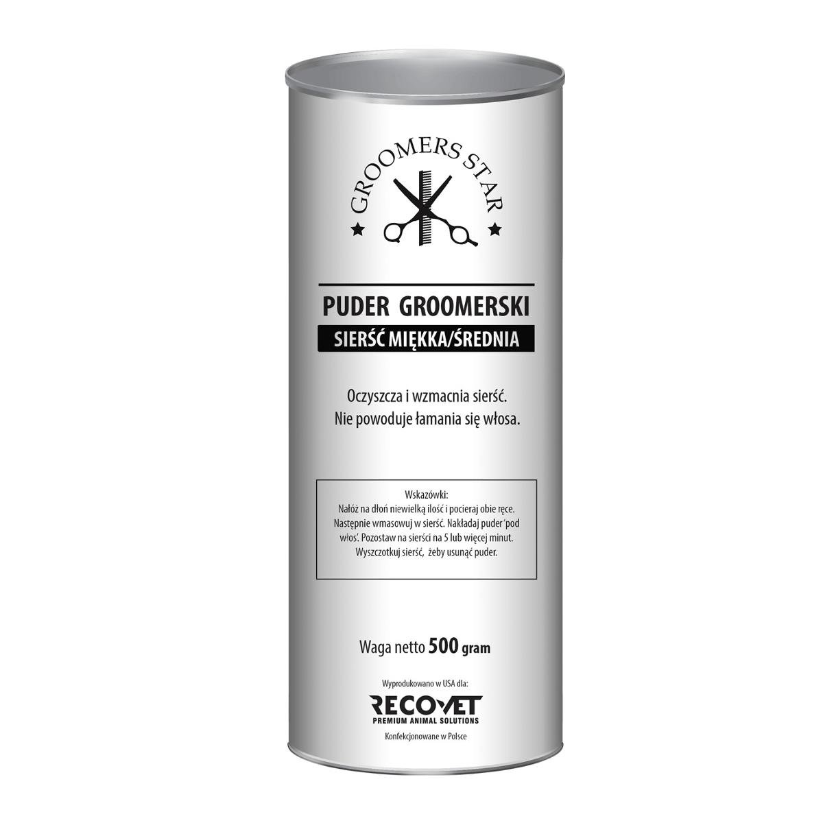 Groomer Star Groomers Star Puder sierść miękka/średnia 0,5 kg 1590