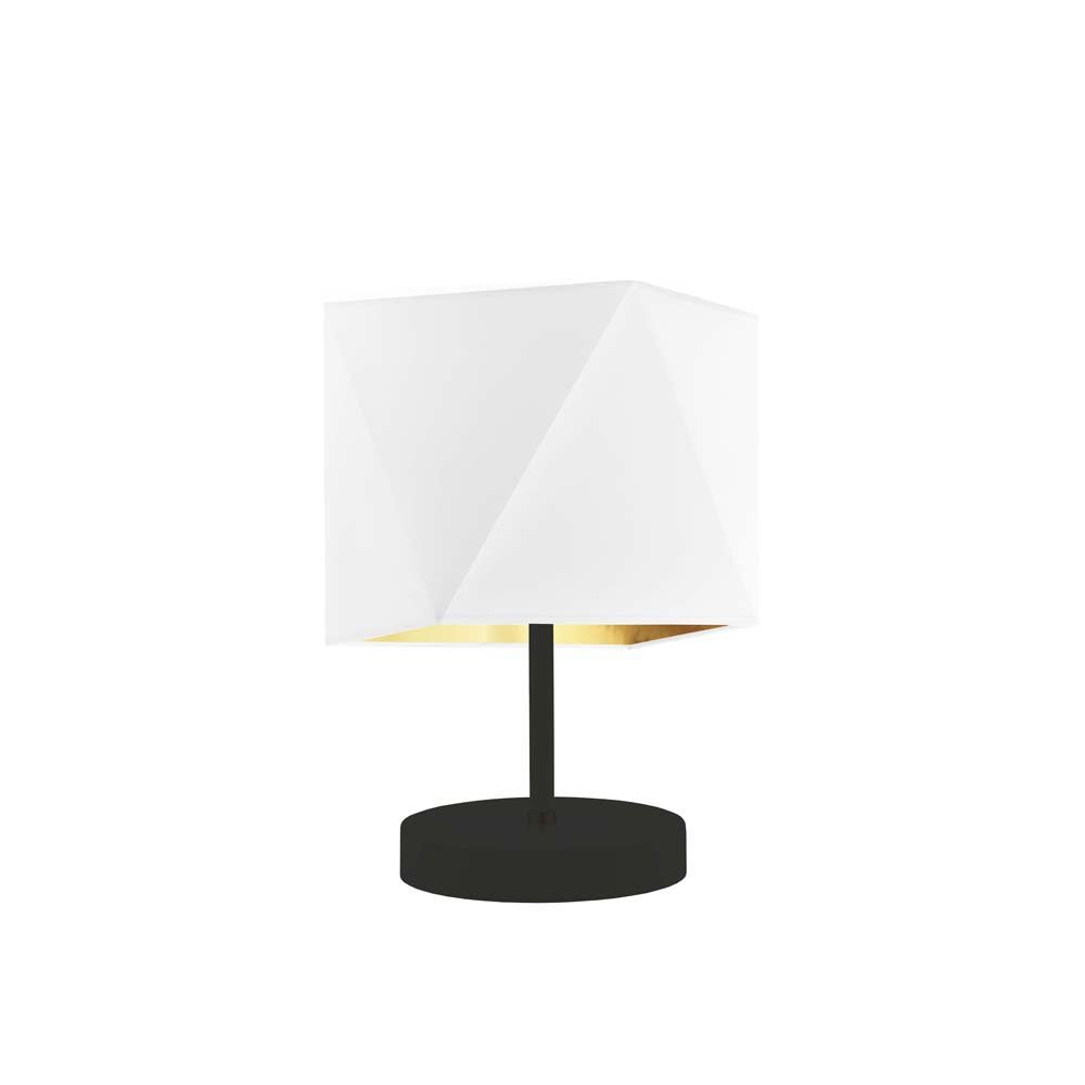 LYSNE, lampka nocna PASADENA GOLD, biały ze złotym wnętrzem