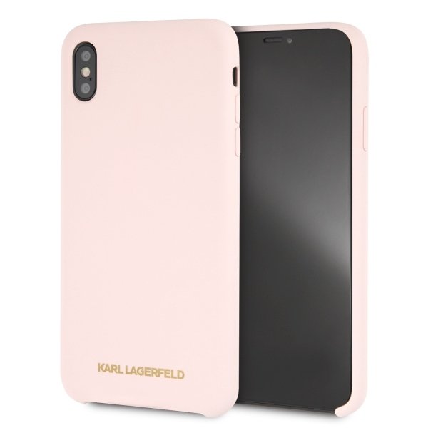 Karl Lagerfeld KLHCI65SLLPG iPhone Xs Maz jasny różowy KF000078