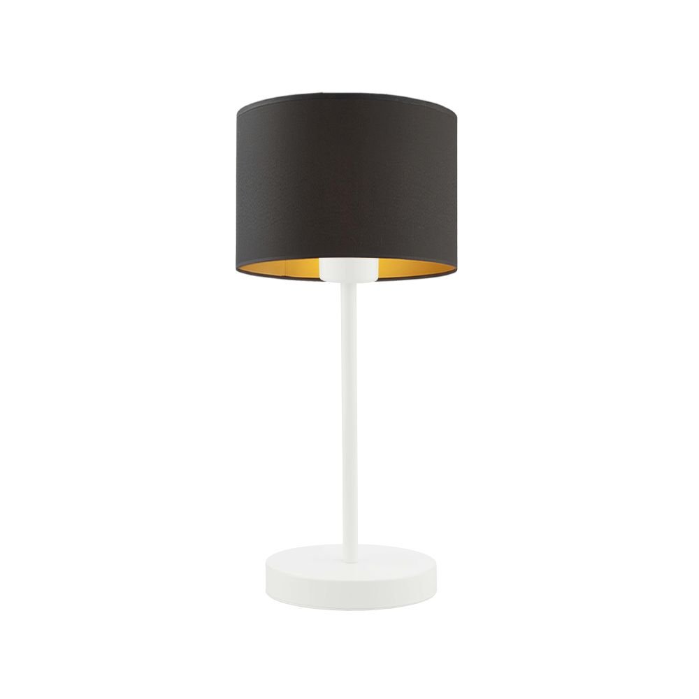 LYSNE, lampka nocna NICEA GOLD, czarny ze złotym wnętrzem