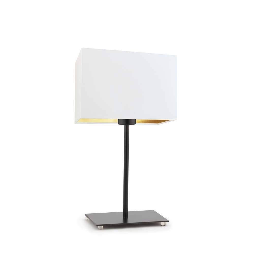 LYSNE, lampka nocna AMALFI GOLD, biały ze złotym wnętrzem