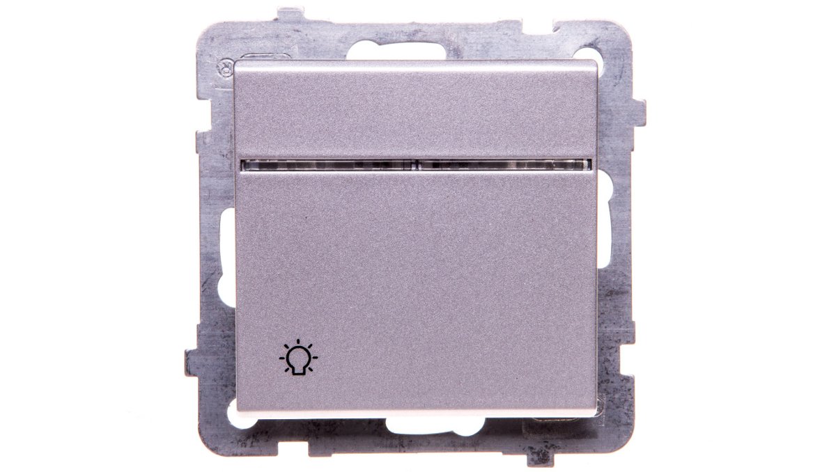 Ospel Sonata srebrny łącznik światło ŁP-5RS/m/38 ŁP-5RS/m/38