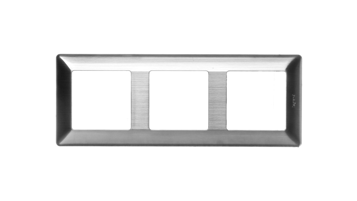 Legrand Legrand 754153 - Ramka dla przełączników VALENA LIFE 3P stal nierdzewna